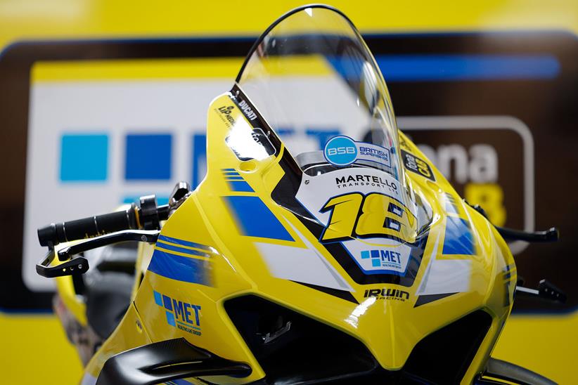 Andy Toone Racing BSB: Andrew Irwin launches his MET fonaCAB Racing Ducati team ahead of ...