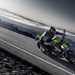2014-2016 Kawasaki Z1000 leaning into corner camber on right hand bend
