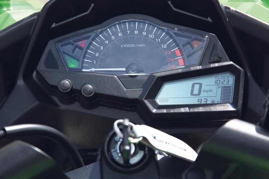 Kawasaki Ninja 300 clocks