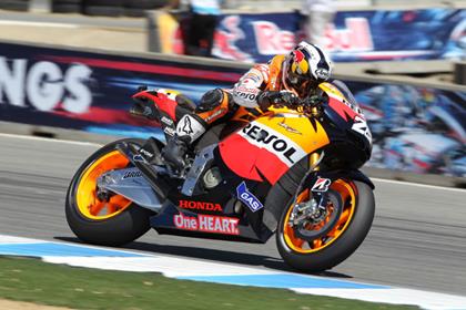 Dani Pedrosa dominated first practice at Brno