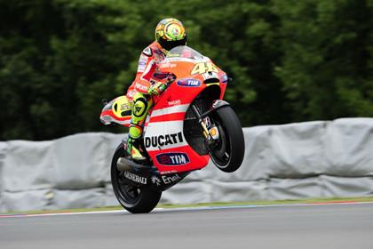 Rossi savours best Ducati qualifying at Brno