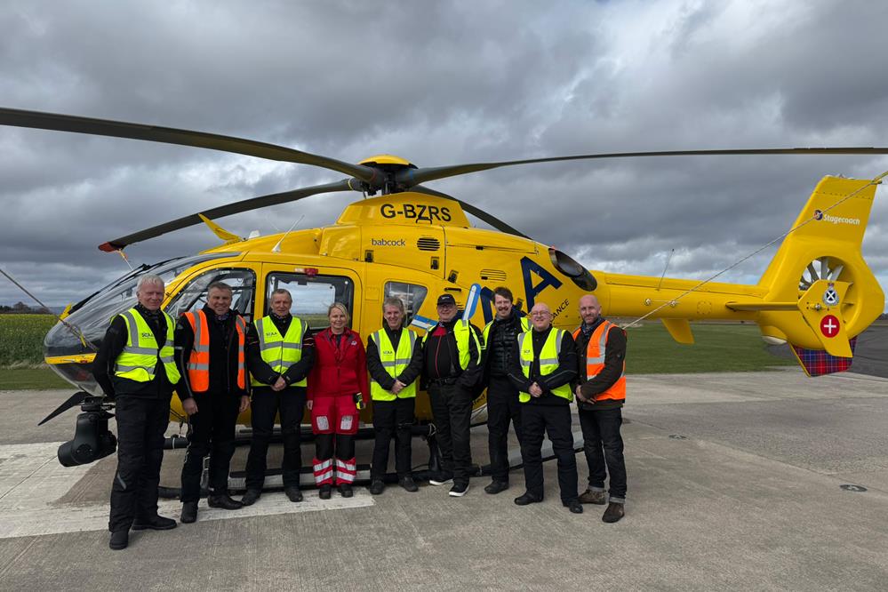 Scottish safety roadshow raises £9000 for Air Ambulance