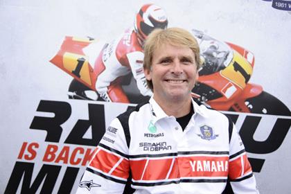 Top three were thrilled to share the podium with Wayne Rainey