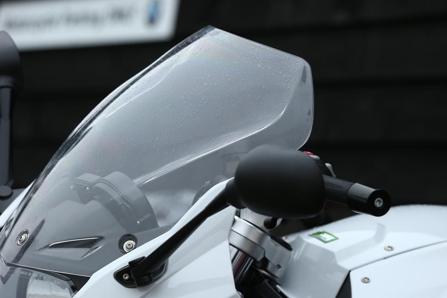 BMW F800GT screen makes it a great bike for touring