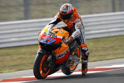 Stoner fades to third with fatigue at Misano