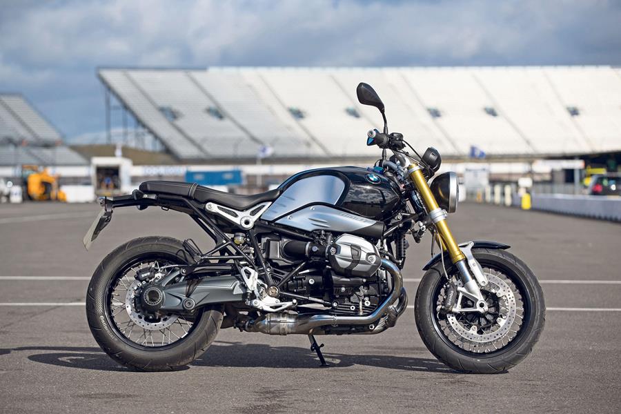 A side view of the BMW R nineT