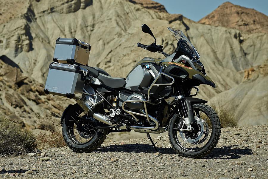 2014 BMW R1200GS Adventure on sidestand