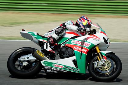 Rea used the new ride-by-wire system at Imola