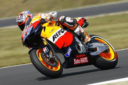 Stoner satisfied with second in FP2 at Motegi