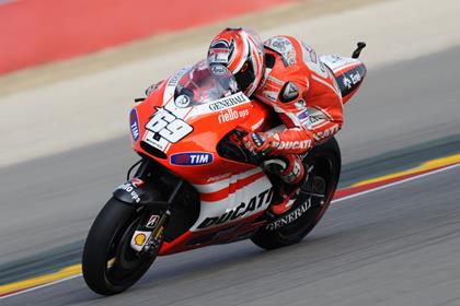 Nicky Hayden said his debut on Ducati’s new aluminium frame in Jerez last week was positive