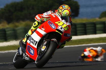 Valentino Rossi struggles in lowly 13th 