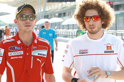 Rossi and Simoncelli were close friends who frequently trained and socialised together 