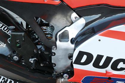 Ducati’s new twin spar aluminium frame 