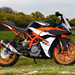 A side view of the KTM RC390