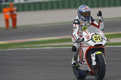 Fausto Gresini has confirmed that Michele Pirro will be promoted from his Moto2 squad to ride a new Honda CBR1000RR-powered MotoGP machine in 2012