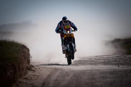 Coma powered his way to victory on stage two