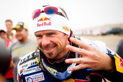 Despres celebrates his fourth Dakar victory