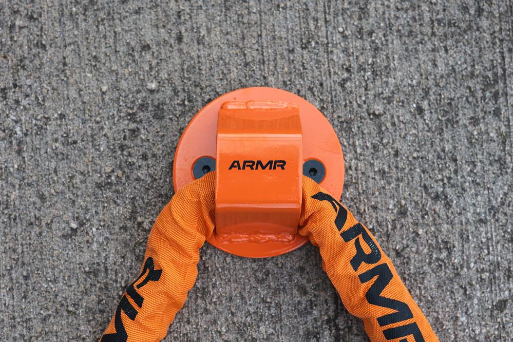 Oxford's ARMR motorcycle lock range now at Sportsbikeshop
