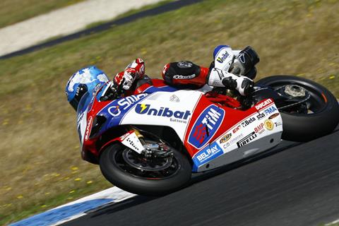 Phillip Island WSB test: Checa ends test on top, Laverty injured