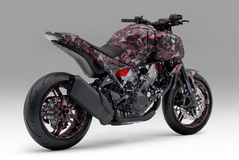 Honda V3R 900 E-Compressor concept rear