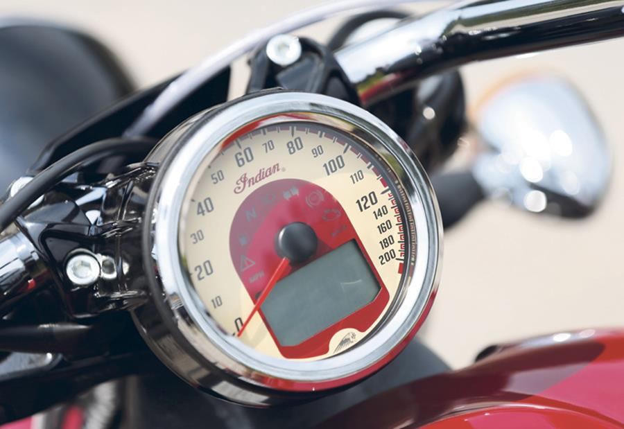 Indian Scout clocks