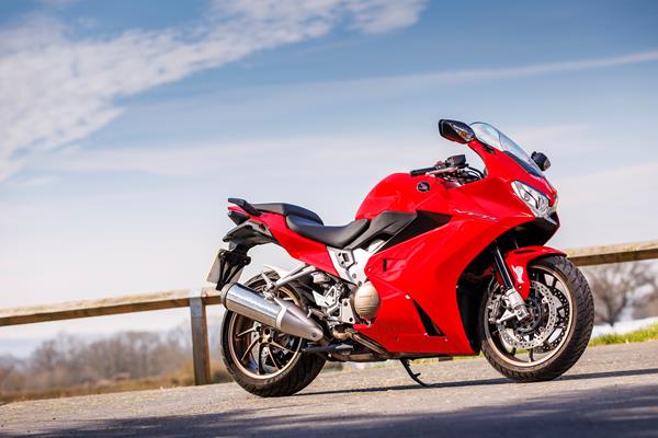 Honda VFR800F in the sunshine