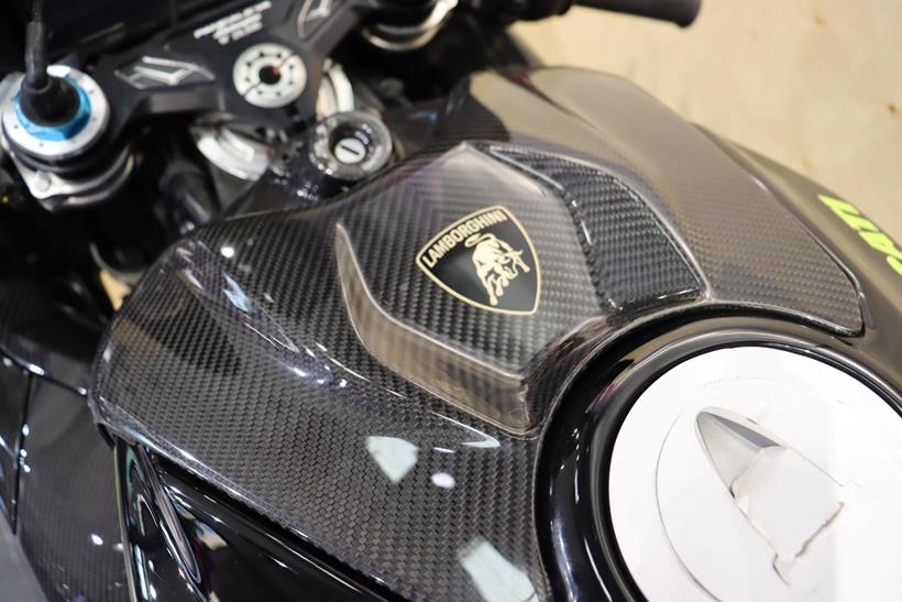 Ducati Panigale V4 Lamborghini badge