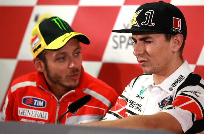 Valentino Rossi and Jorge Lorenzo shocked at Stoner’s retirement decision