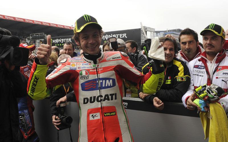 Le Mans MotoGP: Valentino Rossi claims best Ducati result | MCN