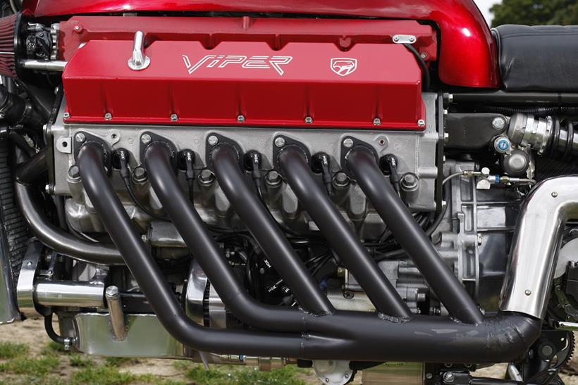 Millyard Viper V10 engine close-up