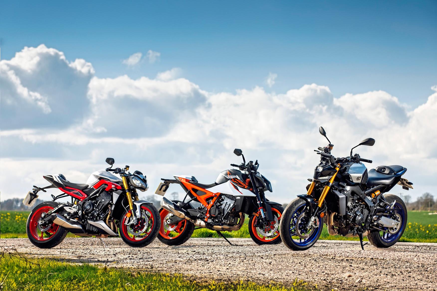 We tested three of the latest top-spec sub-litre sporty naked motorbikes to find out which is best
