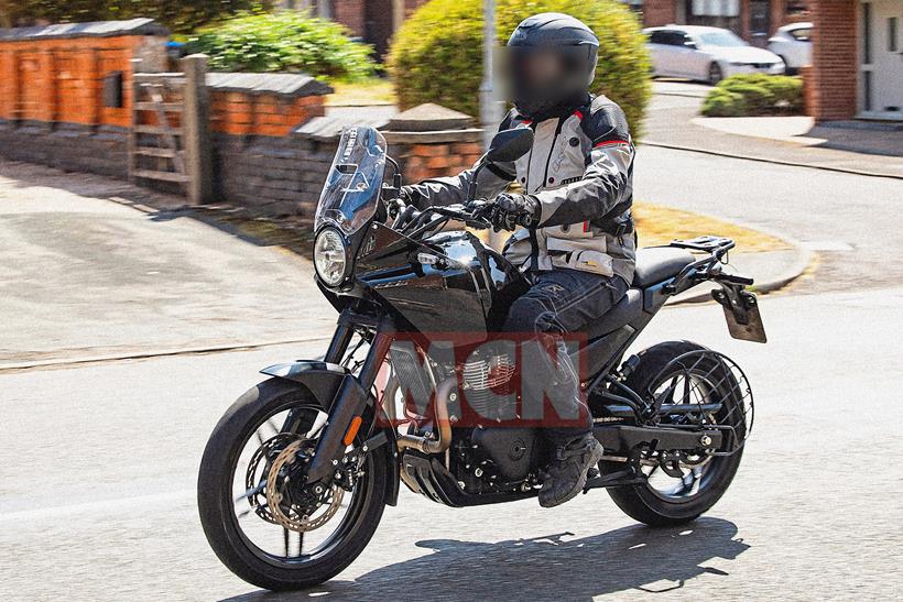 Royal Enfield Himalayan 750 seen ridden on UK roads