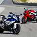 2015 BMW S1000RR in red and blue