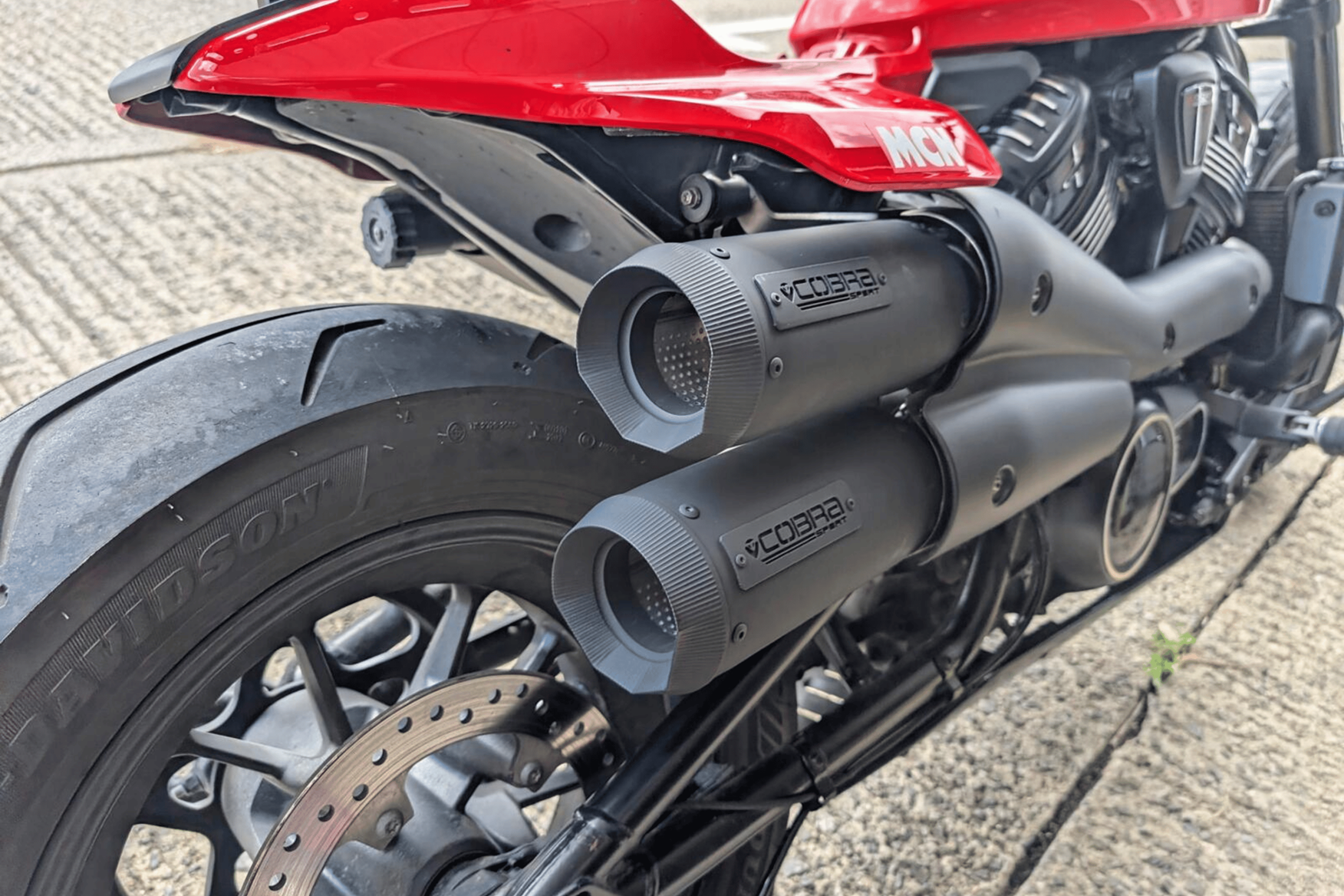 Less weight, more noise, and a bigger grin – just one of the touring upgrades on my H-D Sportster S