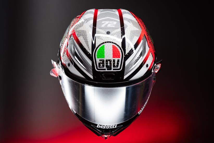 AGV's new track helmet focusses on brain injury prevention