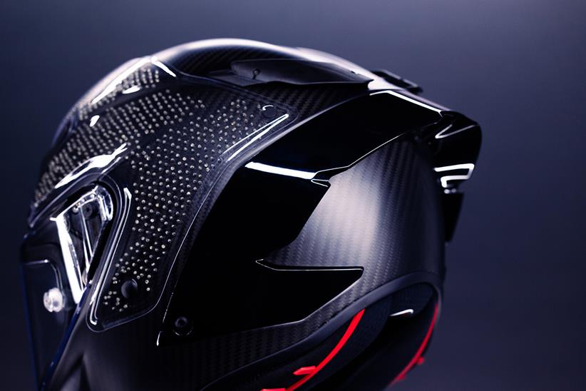 AGV's new track helmet focusses on brain injury prevention