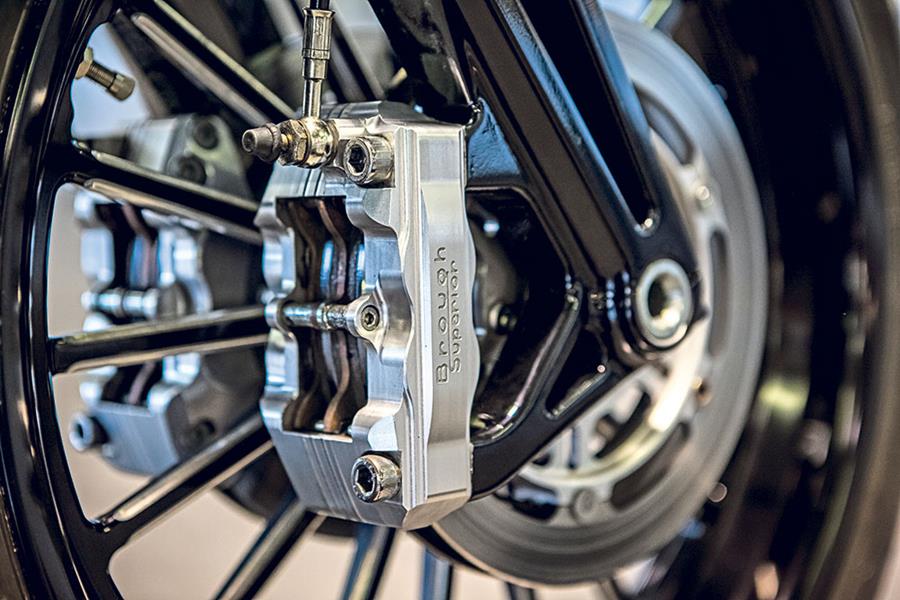 Brough Superior SS100 brakes