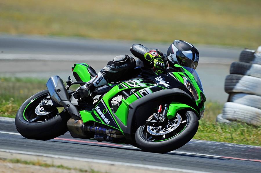 The Kawasaki ZX-10R is a track missile