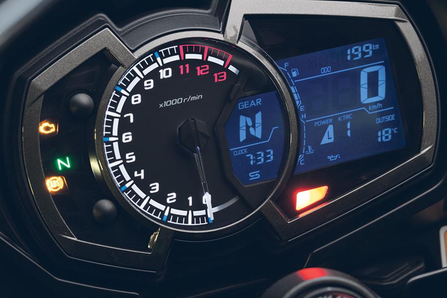 Kawasaki Z1000SX clocks