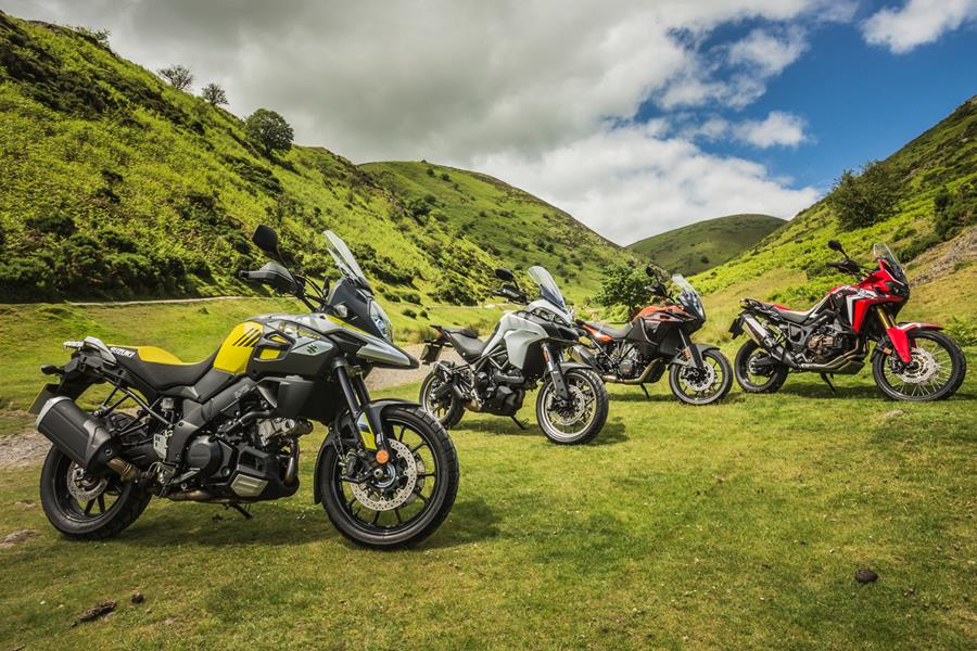 Ducati Multistrada 950 vs KTM 1090 Adventure vs Suzuki V-Strom 1000 vs Honda Africa Twin