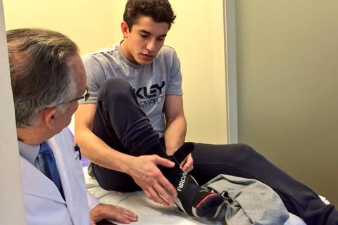 Will Marquez's broken leg slow him down?