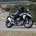 BMW R1200GS Exclusive dynamic cornering shot to show handling