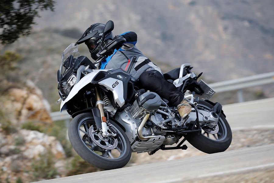 BMW R1200GS handles well on road - everyone loves a GS 1200