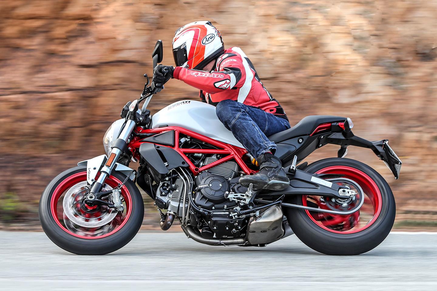 Ducati monster 797 on best sale road price