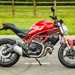 Ducati Monster 797 on side stand