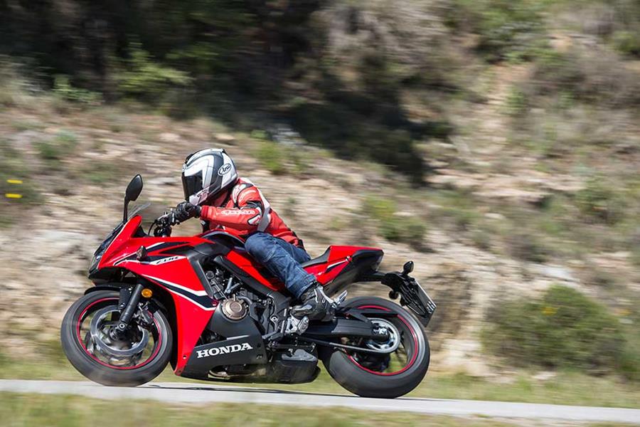 Honda CBR650F handles very well but is more of a sports tourer than a sports bike