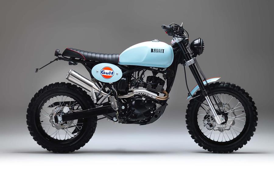 Bullet Hero 125 in Gulf Oil livery