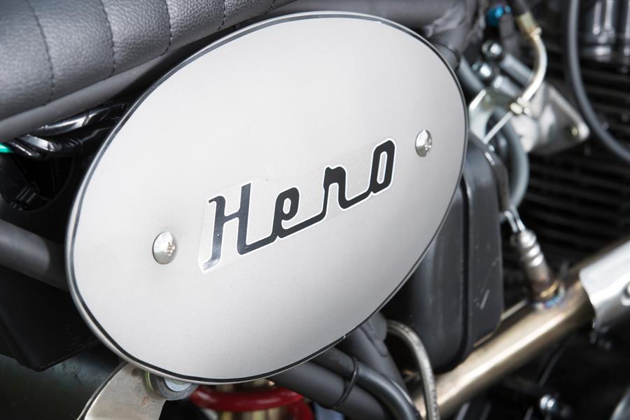 Bullit Hero 125 detail of fuel tank