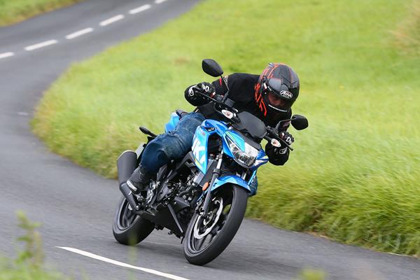 Suzuki GSX-S125 tested for MCN by Dan Sutherland