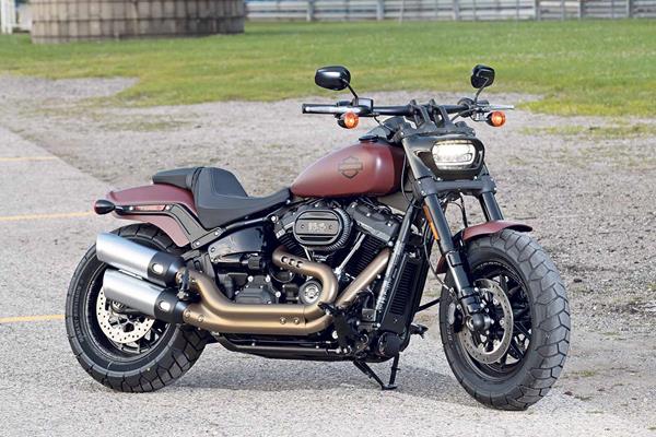 A side view of the Harley-Davidson Fat Bob